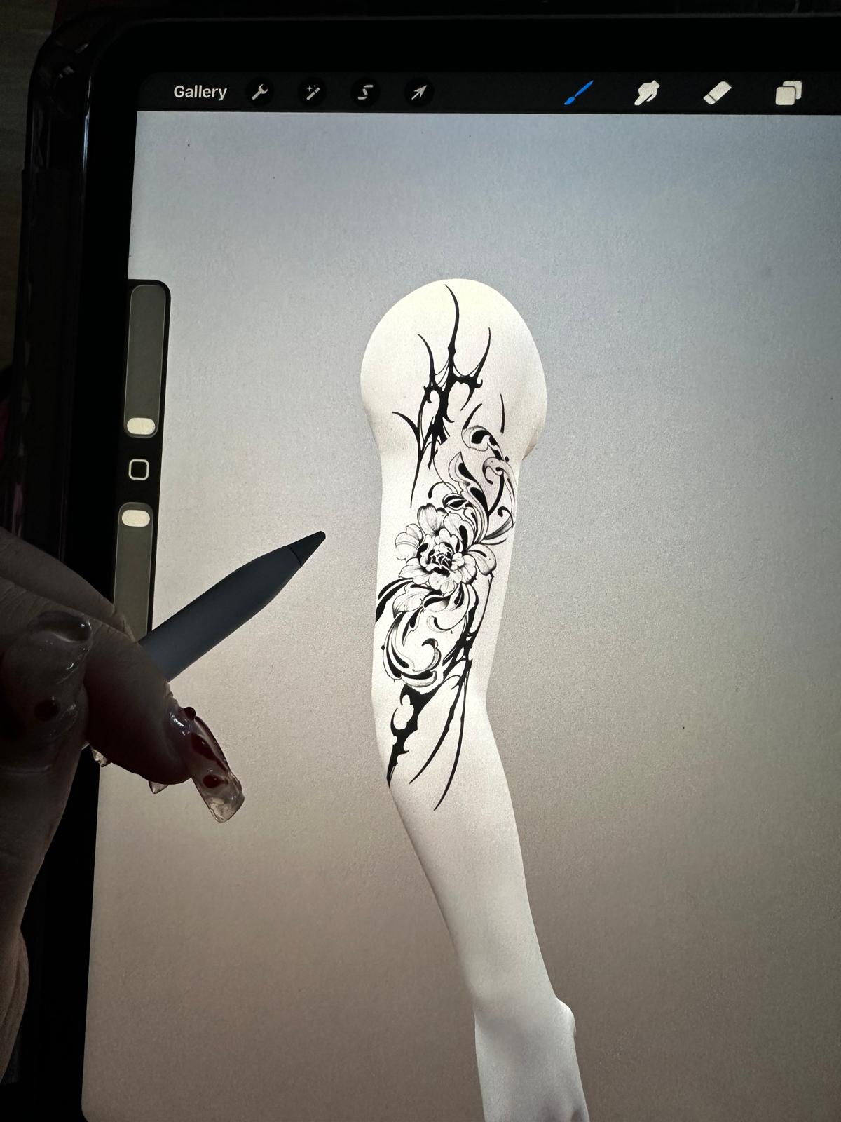Cybersigilism Floral Arm